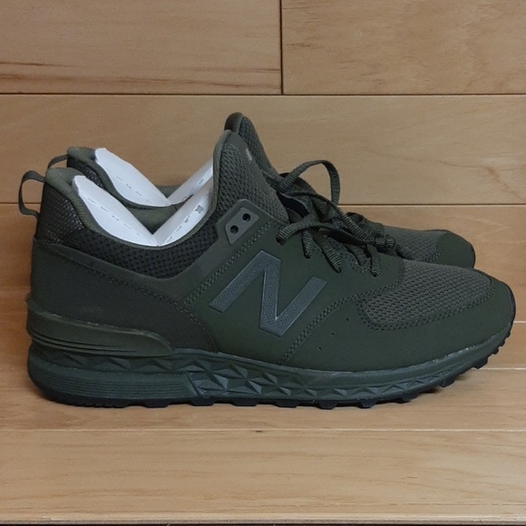 new balance 574 sport olive green